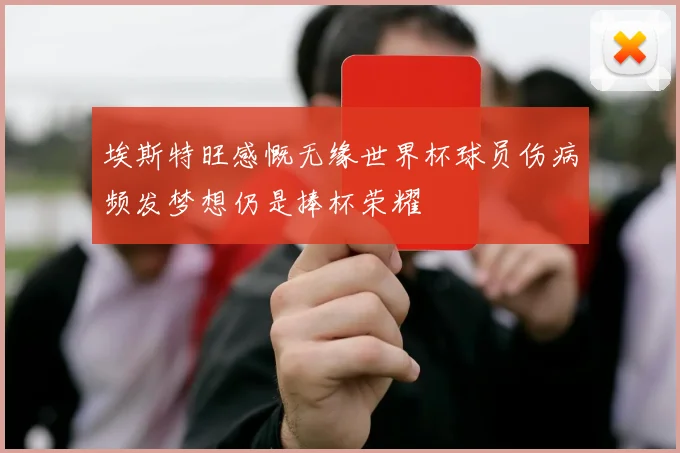 埃斯特旺感慨无缘世界杯球员伤病频发梦想仍是捧杯荣耀